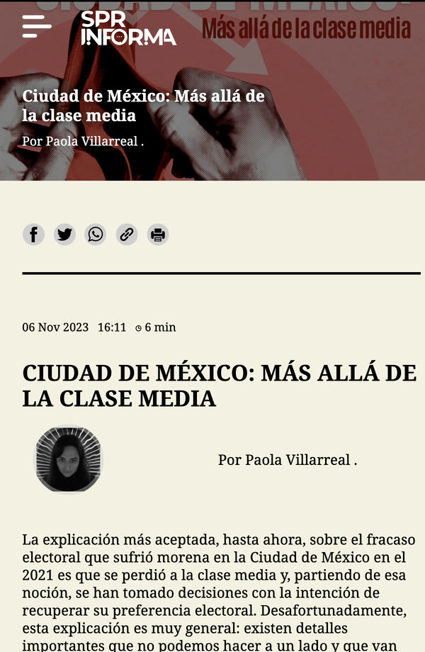 Portada de Ciudad de México: más allá de la clase media
